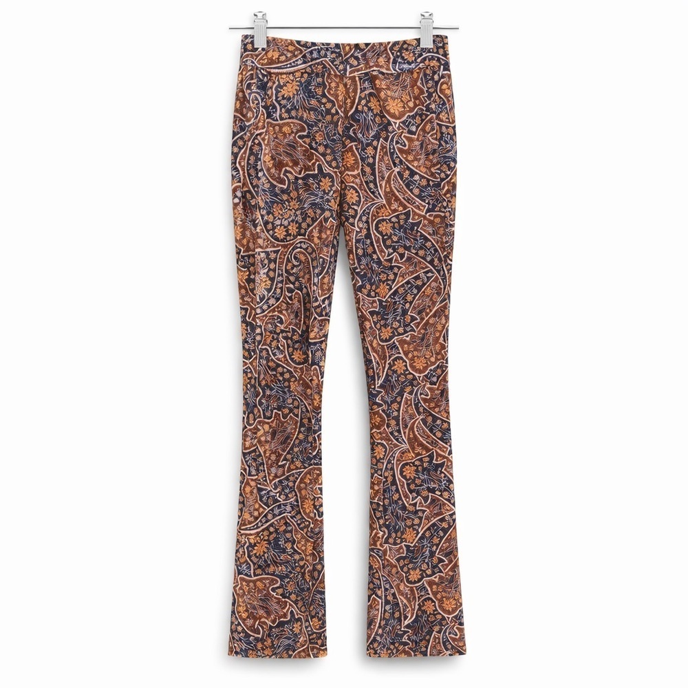 Elodie - Velvet Paisley Pants - Picture 7 of 10